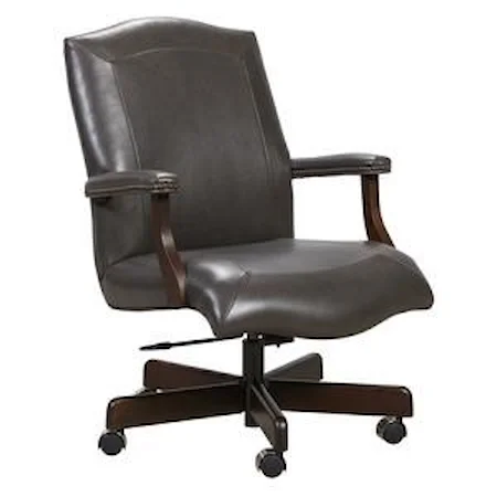 Taft Office Swivel Chair (Leather)